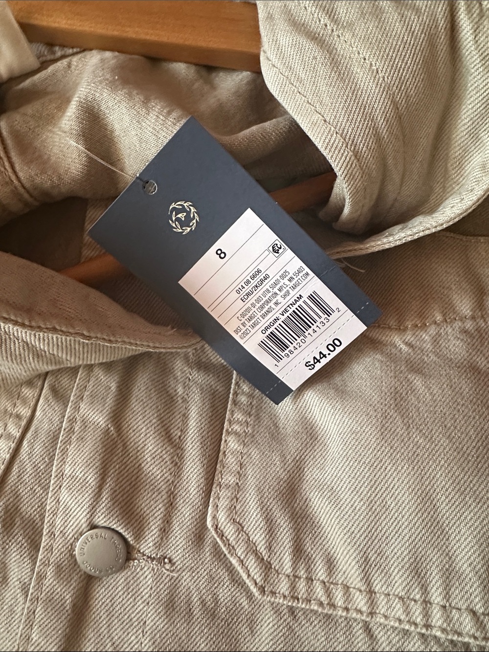 Universal Thread Utility Jumpsuit Coverall Wide Leg NWT Sz 8 - Picture 4 of 5